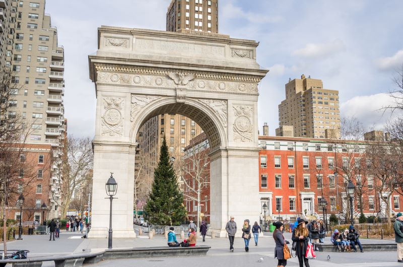 Driver Hit Washington Square Arch