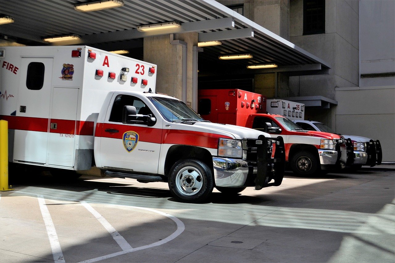 Ambulances prepared to serve people in need