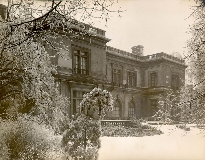 Mansion Exterior in the Winter
