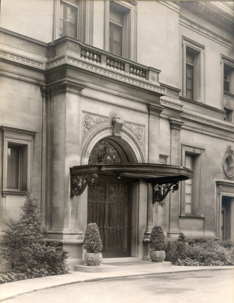 The Main Entrance To The Mansion