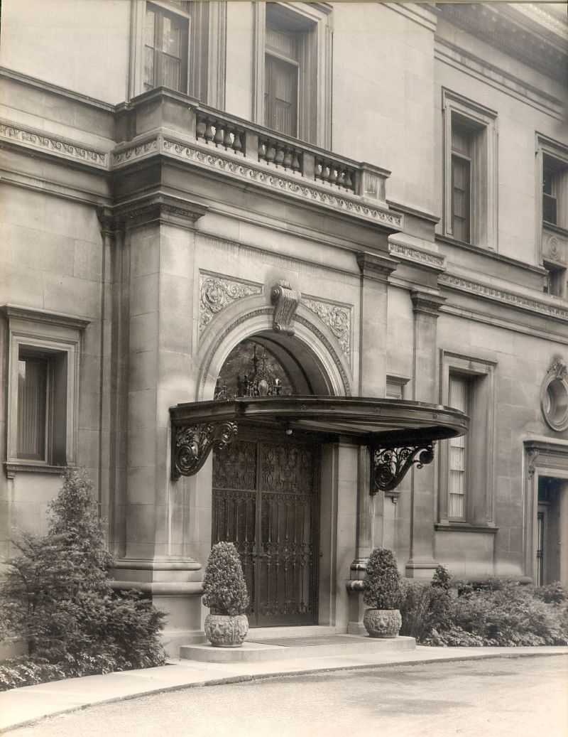 The Main Entrance To The Mansion