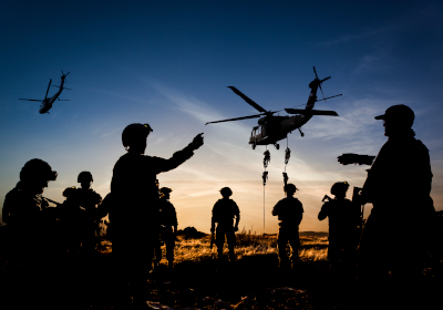 Soldiers on Military Mission at dusk 3M Combat Earplug Lawsuit