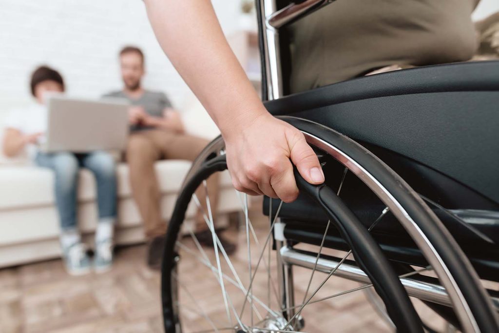 PPC Landing Page person in wheel chair