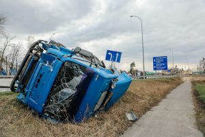 Is the truck driver or trucking company responsible in a truck accident?