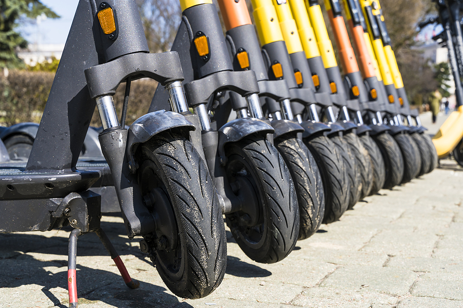 Batteries in Rental Bikes and Scooters Pose Fire Risk