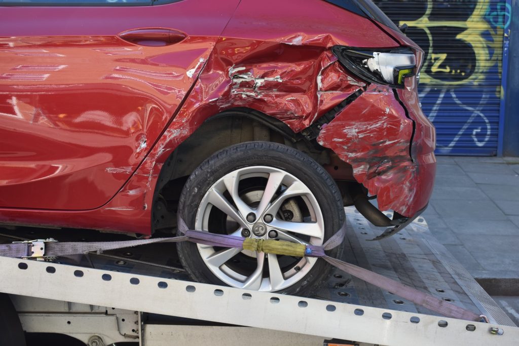 Chinatown, NY, car accident