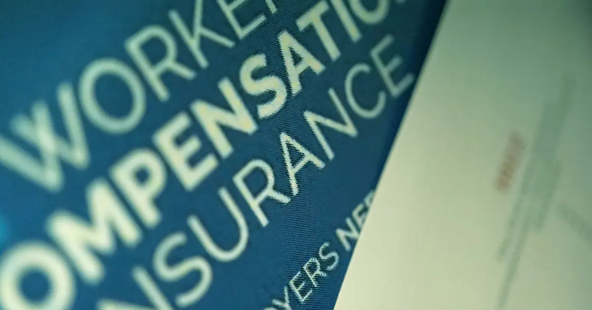 Worker's Compensation Insurance paperwork