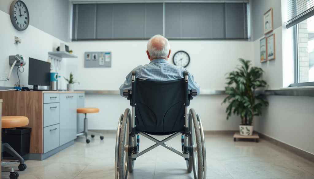 person who suffered a catastrophic injury and is bound to a wheelchair