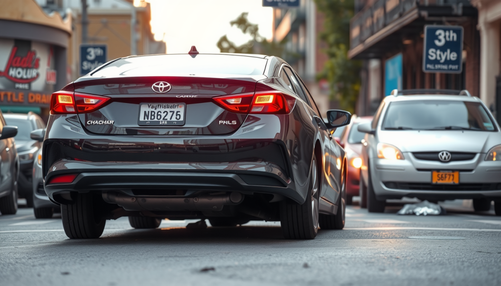rear-ended car in brooklyn