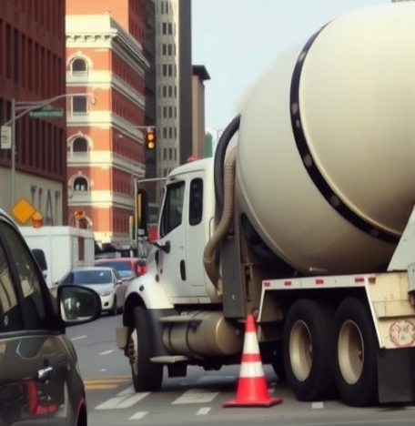 A cement truck accident in Brooklyn