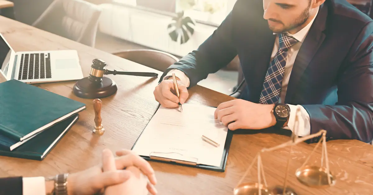 Meeting with personal injury attorney