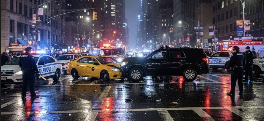 Common Causes of Wrongful Death in NY: Car, Medical, Workplace & Premises Cases New York city street accident scene