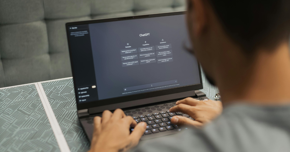 Person Using ChatGPT to Answer Legal Questions
