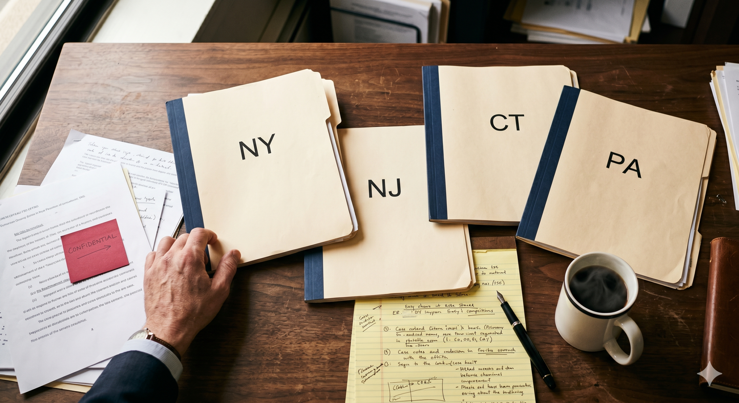 Personal Injury Law in New York, New Jersey, Connecticut, and Pennsylvania