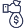 No upfront fee icon