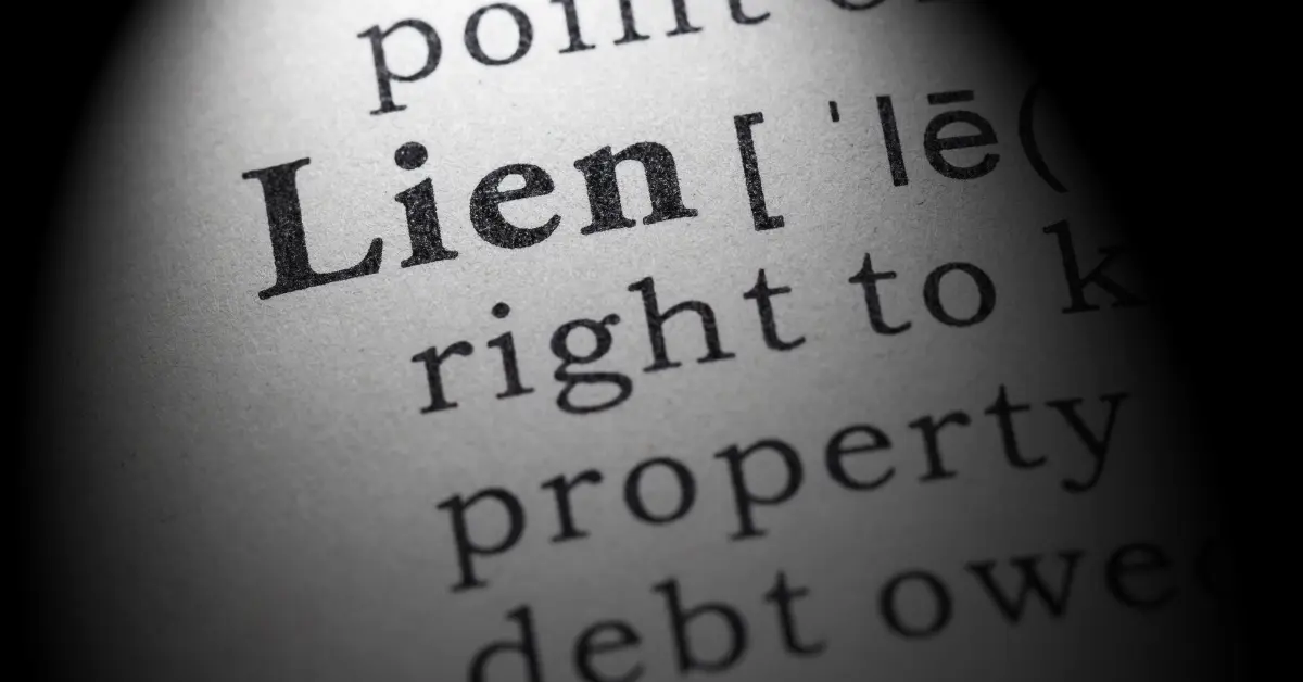 What Is A Lien In A Personal Injury Case? lien in personal injury Cellino Law