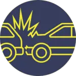 car crash icon