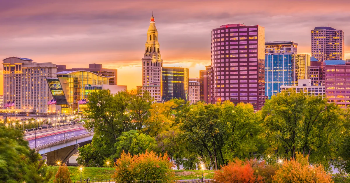 Hartford Connecticut Skyline
